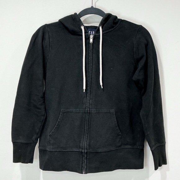 GAP Sweaters - Gap Vintage Soft Classic Full-Zip Hoodie In Black